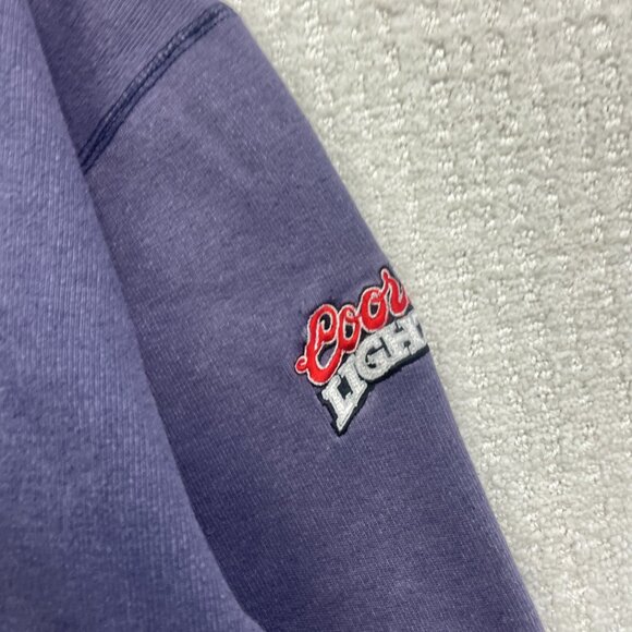 Vintage McCarthy x Molson Slo-Pitch Baseball Sweatshirt Men's XL Quarter Zip - Picture 8 of 16